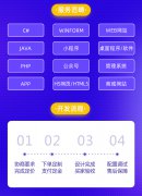 软件开发定制桌面程序APPJavaC#PHP代做微信小程序设
